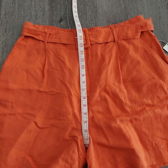 A New Day Women's Linen Blend Orange Shorts XXL - Picture 7 of 8